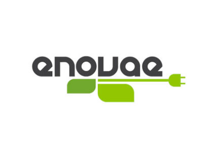 Diseño logotipo: Enovae. Eficiencia energética.