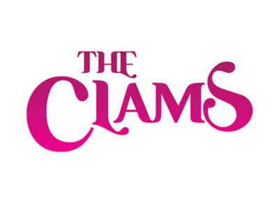 Diseño logotipo: The Clams. Banda femenina de funk y soul.