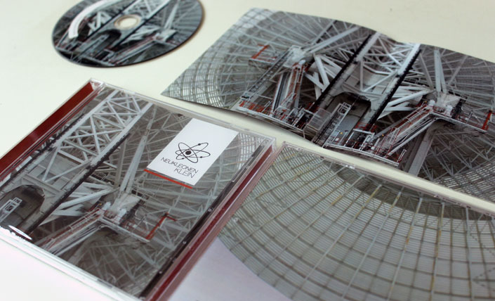 Diseño de arte CD "Klein" de Neukleonen